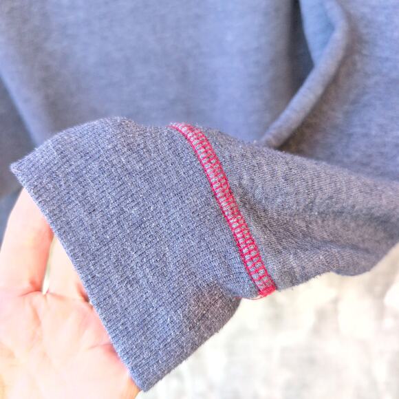 Friends Central Perk Cropped Raw Edge Crewneck Ringer Stitching Women's XL - Picture 2 of 9